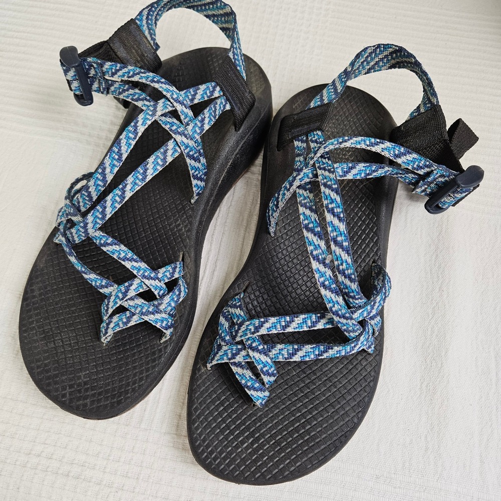 Chaco Z/Cloud X2 Strappy Sandals Shoes Women's Size 9 Pivot Navy Blue Boho